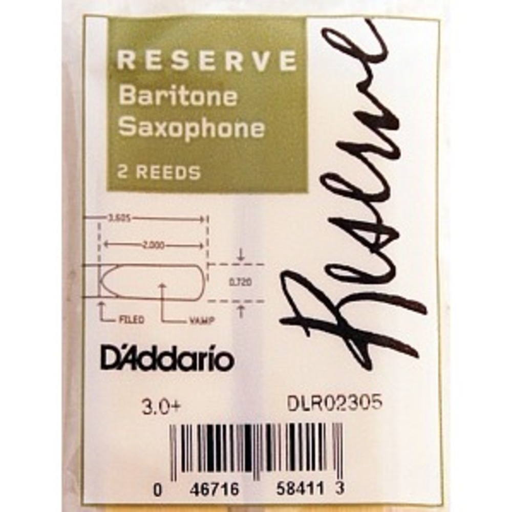 Трости для саксофона баритон DAddario Rico DLR02305