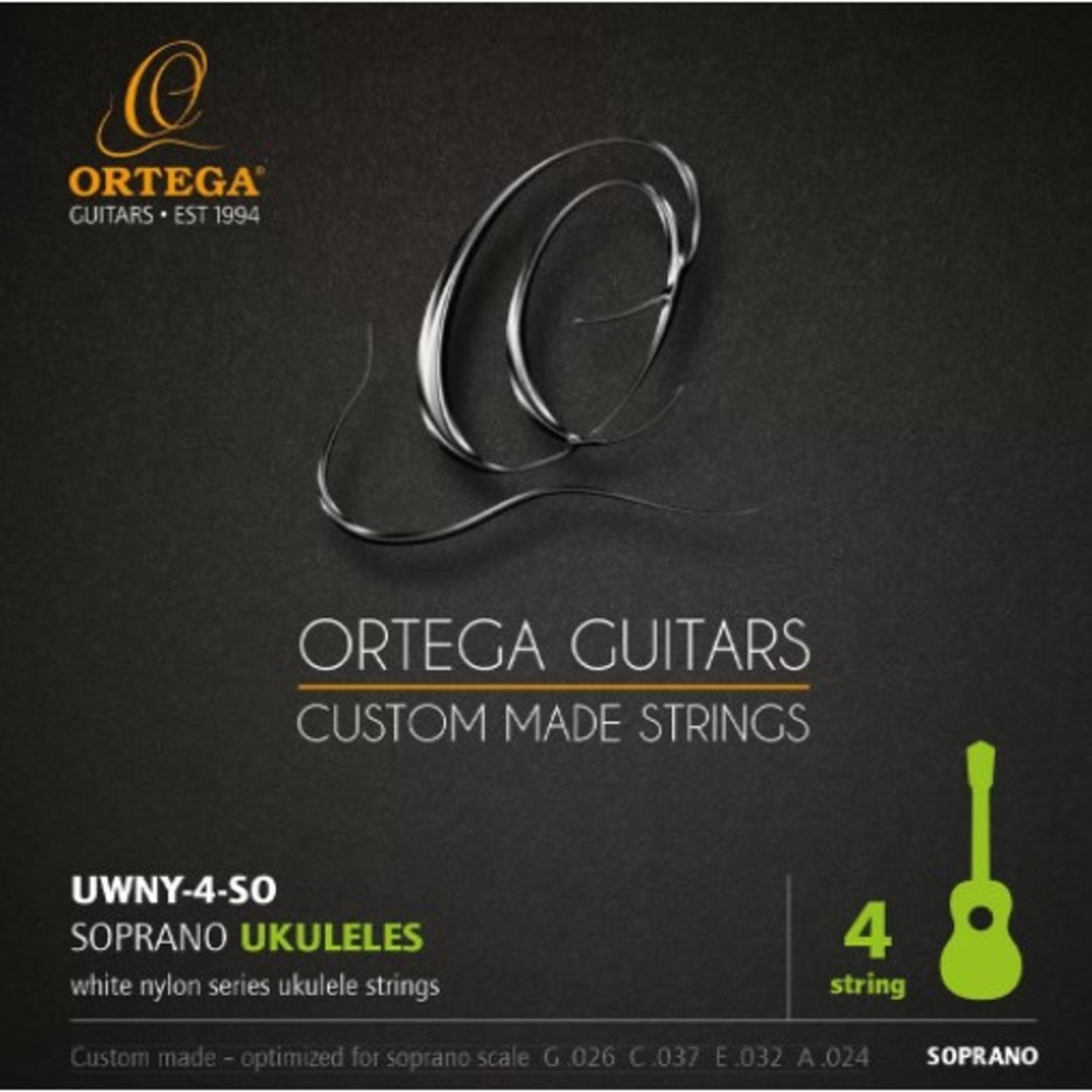 Струны для укулеле сопрано Ortega UWNY-4-SO