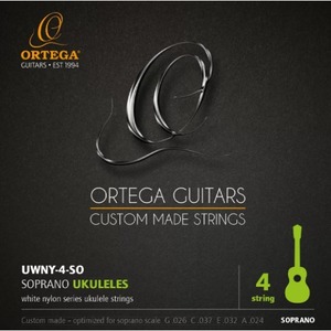 Струны для укулеле сопрано Ortega UWNY-4-SO