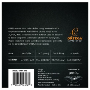 Струны для укулеле тенор Ortega UWNY-4-TE