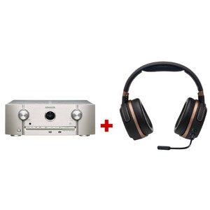 AV ресивер Marantz SR5014 Silver Gold + Audeze Mobius Cooper