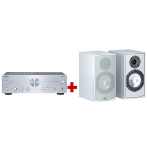 Интегральный усилитель Onkyo A-9150 Silver + CANTON GLE 420.2 white
