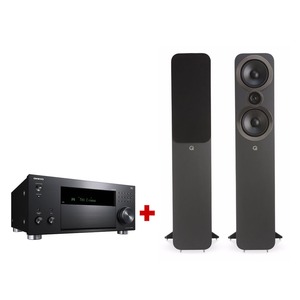 AV ресивер Onkyo TX-RZ840 black + Q Acoustics Q3050i Graphite Grey