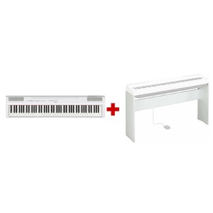 Пианино цифровое Yamaha P-125WH + Yamaha L-125WH