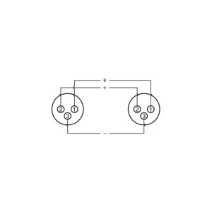 Переходник XLR - XLR Roxtone RA3XFF