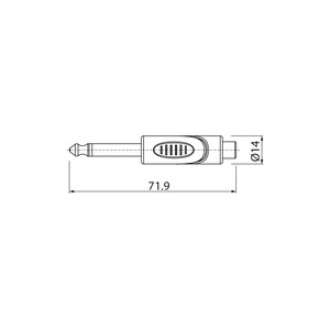 Переходник Jack - RCA Roxtone RPAN260