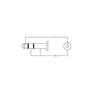 Переходник Jack - RCA Roxtone RPAN260