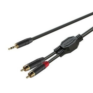 Кабель аудио 1xMini Jack - 2xRCA Roxtone GPTC140/5 5.0m