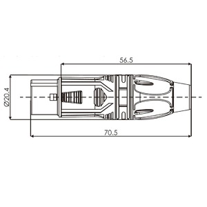 Разъем XLR (Мама) Roxtone RX3F-BT