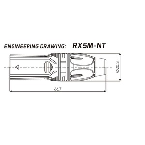 Разъем XLR (Папа) Roxtone RX5M-BT