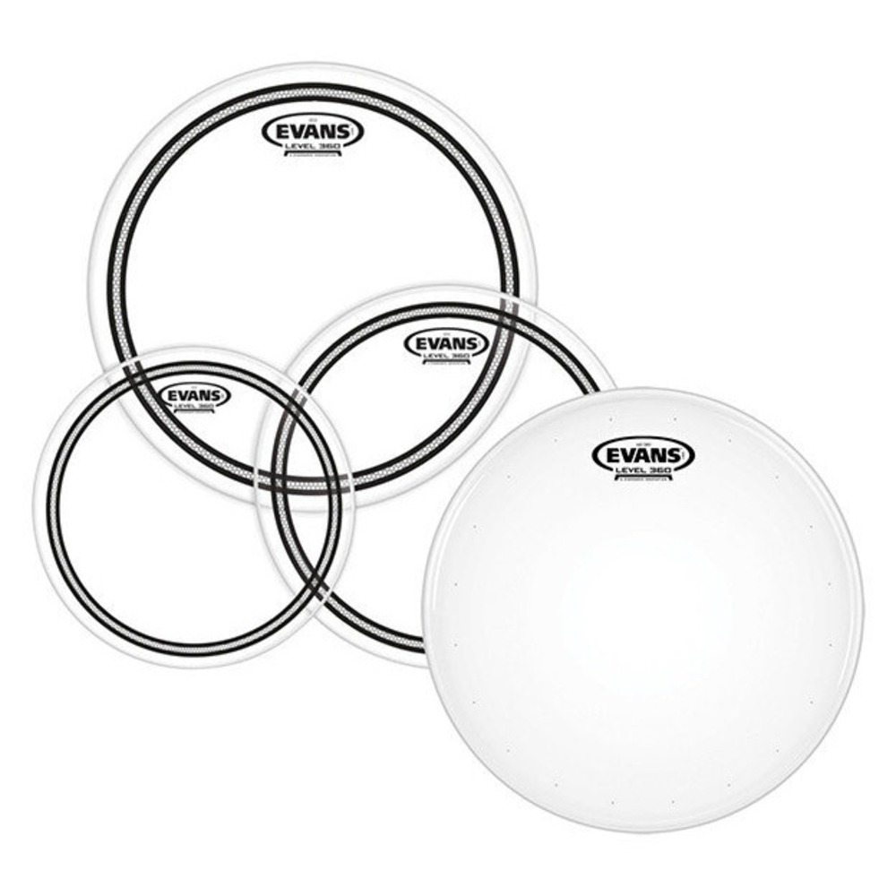 Пластики для малого и том барабана Evans EPP-EC2SHDD-F EC2S Clear Fusion