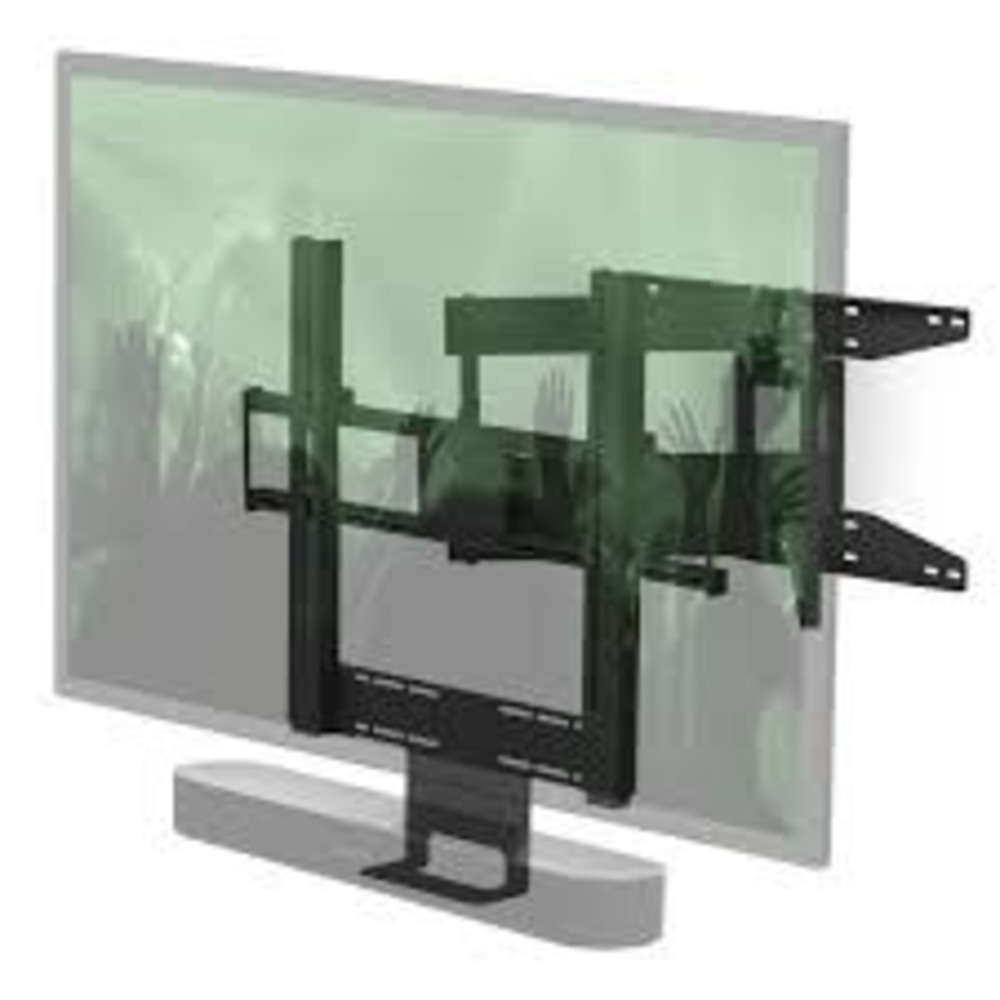 Кронштейн наклонно-поворотный Flexson Cantilever Mount for TV and Sonos Beam black