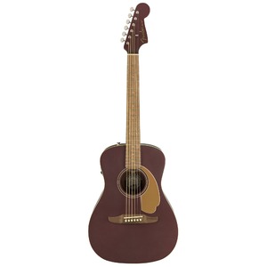 Электроакустическая гитара Fender Malibu Plyr Burgundy Satin WN