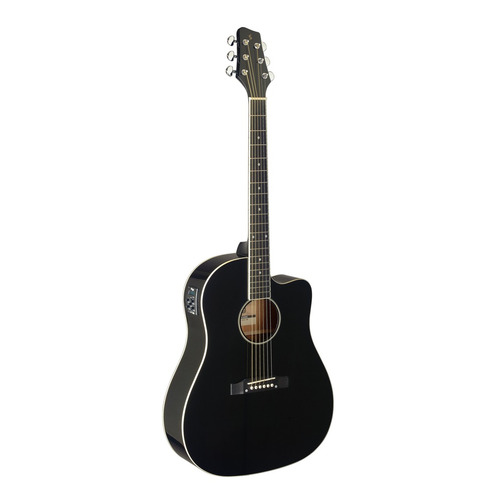 Электроакустическая гитара Stagg SA35 DSCE-BK