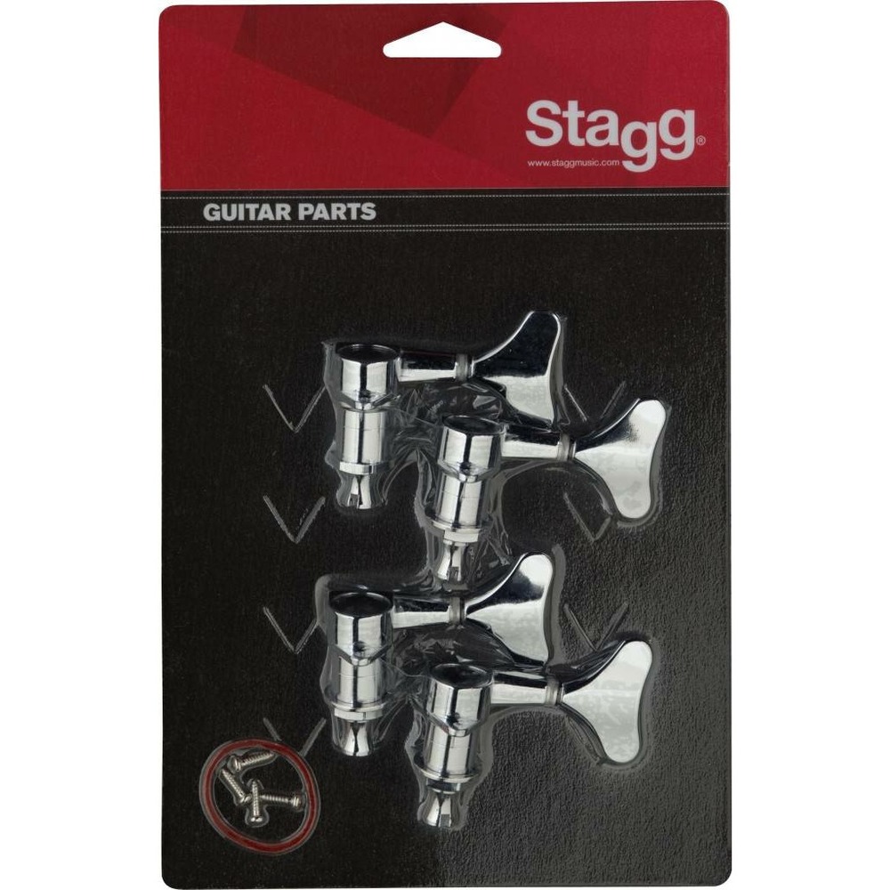 Колки для бас гитары Stagg KG443CR