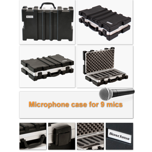 Кейс для микрофона Boschma Cases BC-MIC9-BL