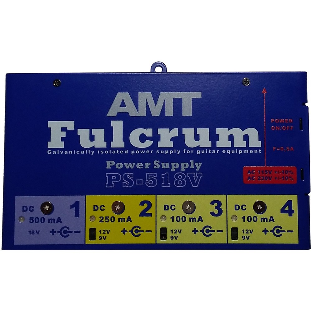 Блок питания для гитарных эффектов AMT PS-518V