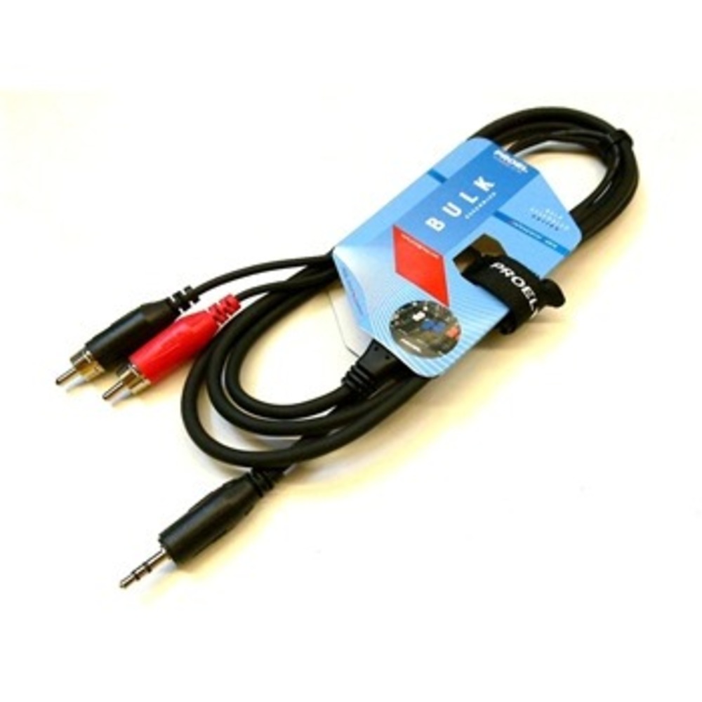 Кабель аудио 1xMini Jack - 2xRCA Proel BULK540LU18 1.8 m