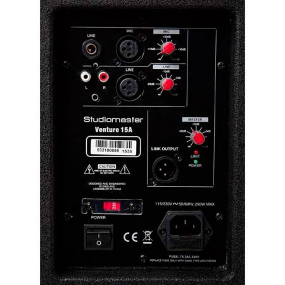 Активная акустическая система STUDIOMASTER VENTURE 15A