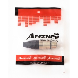 Разъем XLR (Мама) Anzhee XLR-F Black