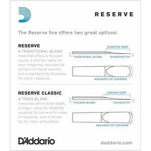 Трости для кларнета Bb DAddario Woodwinds Rico DCR1030