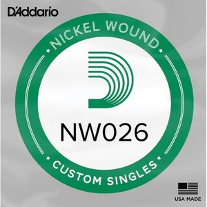 Струна для электрогитары DAddario NW026 Nickel Wound