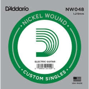 Струна для электрогитары DAddario NW048 Nickel Wound