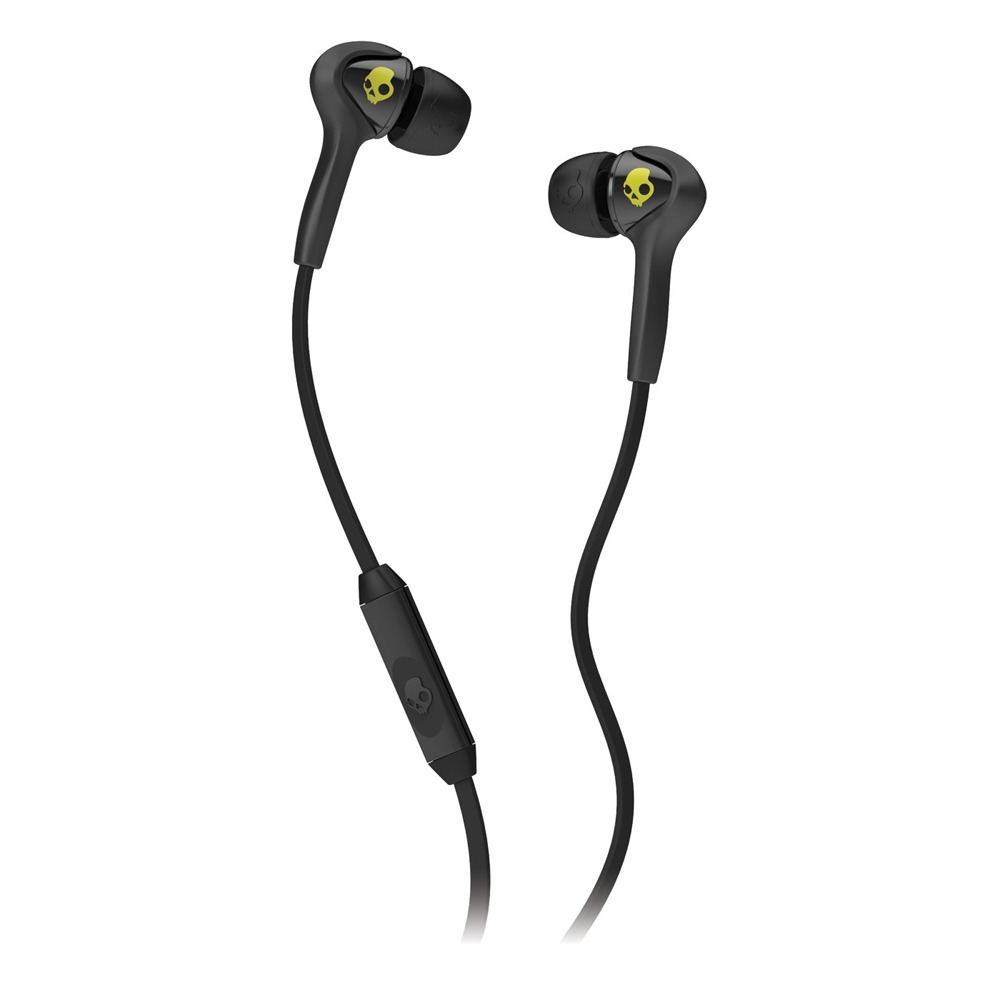 Наушники внутриканальные классические Skullcandy Smokin Buds Black/Yellow w/Mic (4/24)