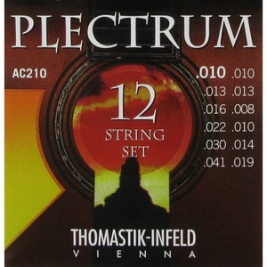 Струны для 12-струнной акустической гитары Thomastik AC210 Plectrum