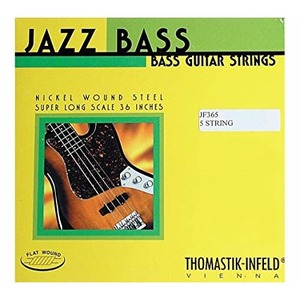 Струны для 5-струнной бас-гитары Thomastik JF365 Jazz Flat Wound