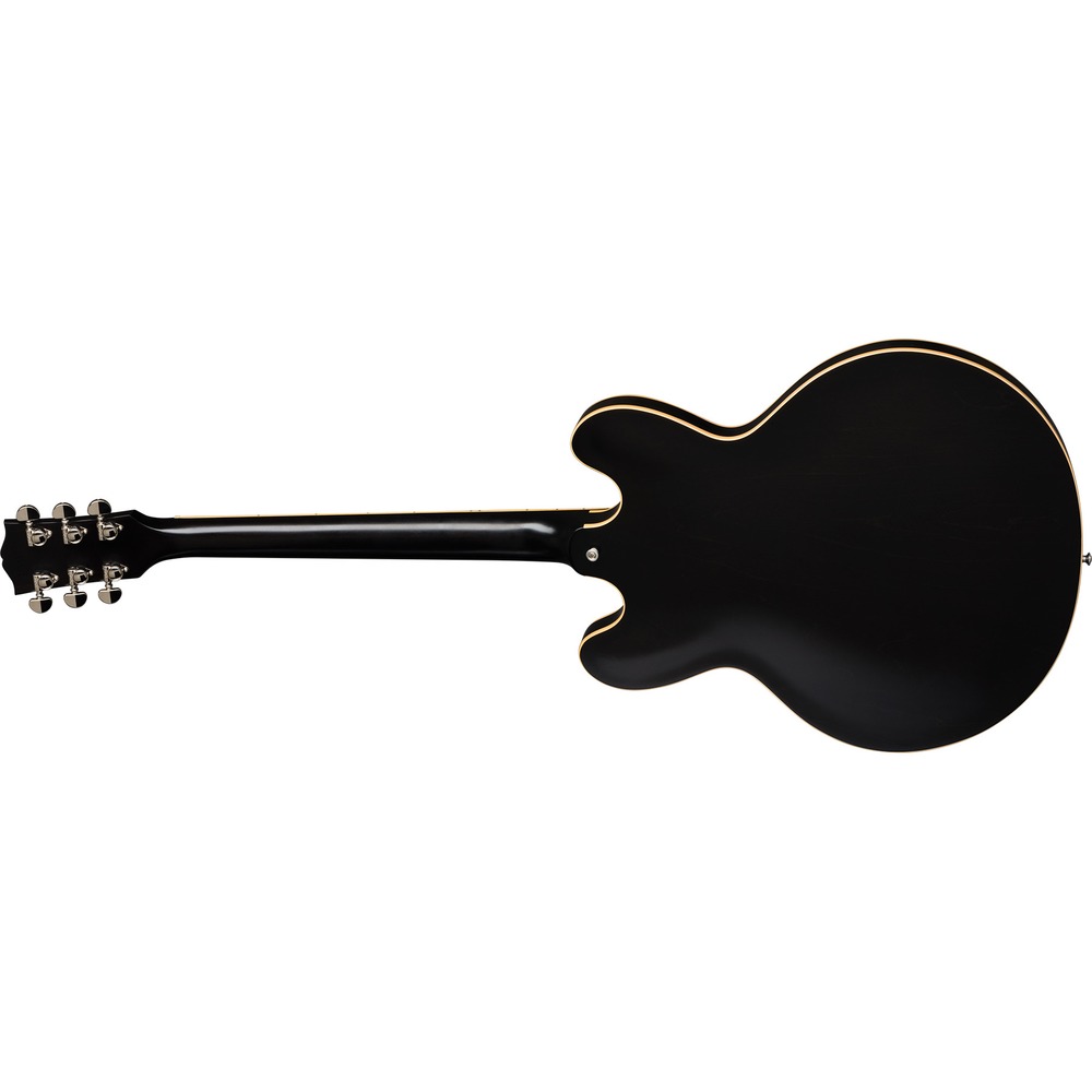 Гитара полуакустическая Gibson 2019 ES-335 SATIN TRANS BLACK
