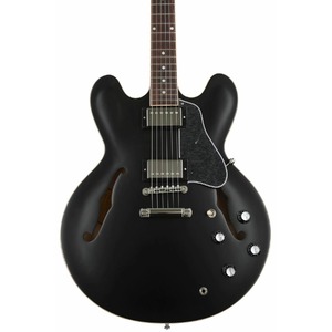 Гитара полуакустическая Gibson 2019 ES-335 SATIN TRANS BLACK