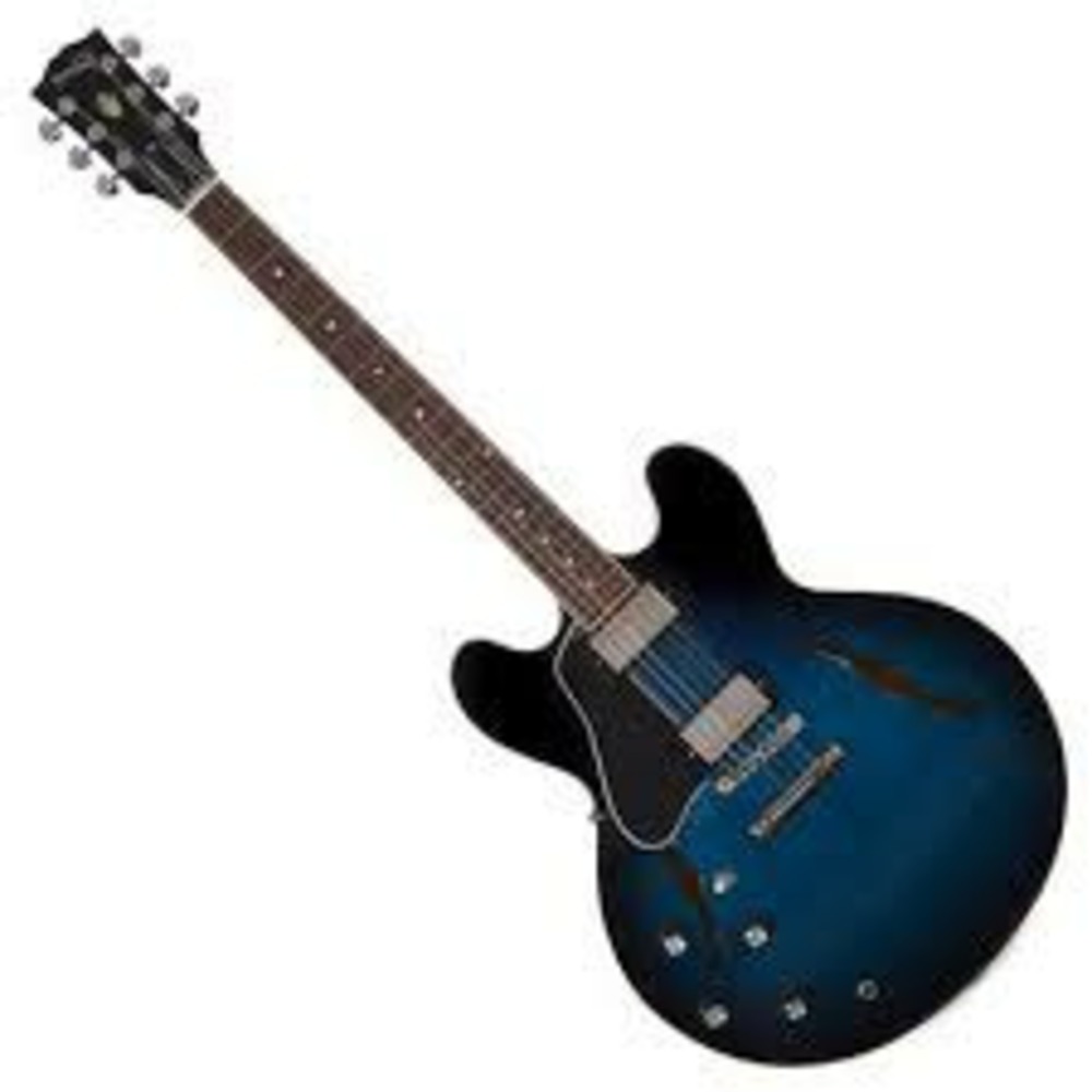 Гитара полуакустическая Gibson 2019 ES-335 Dot Blues Burst