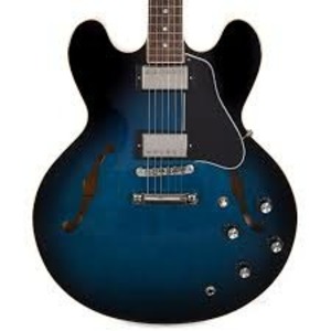 Гитара полуакустическая Gibson 2019 ES-335 Dot Blues Burst