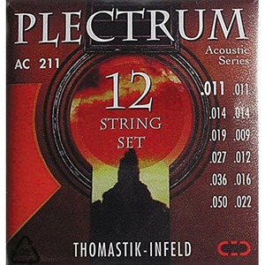 Струны для 12-струнной акустической гитары Thomastik AC211 Plectrum