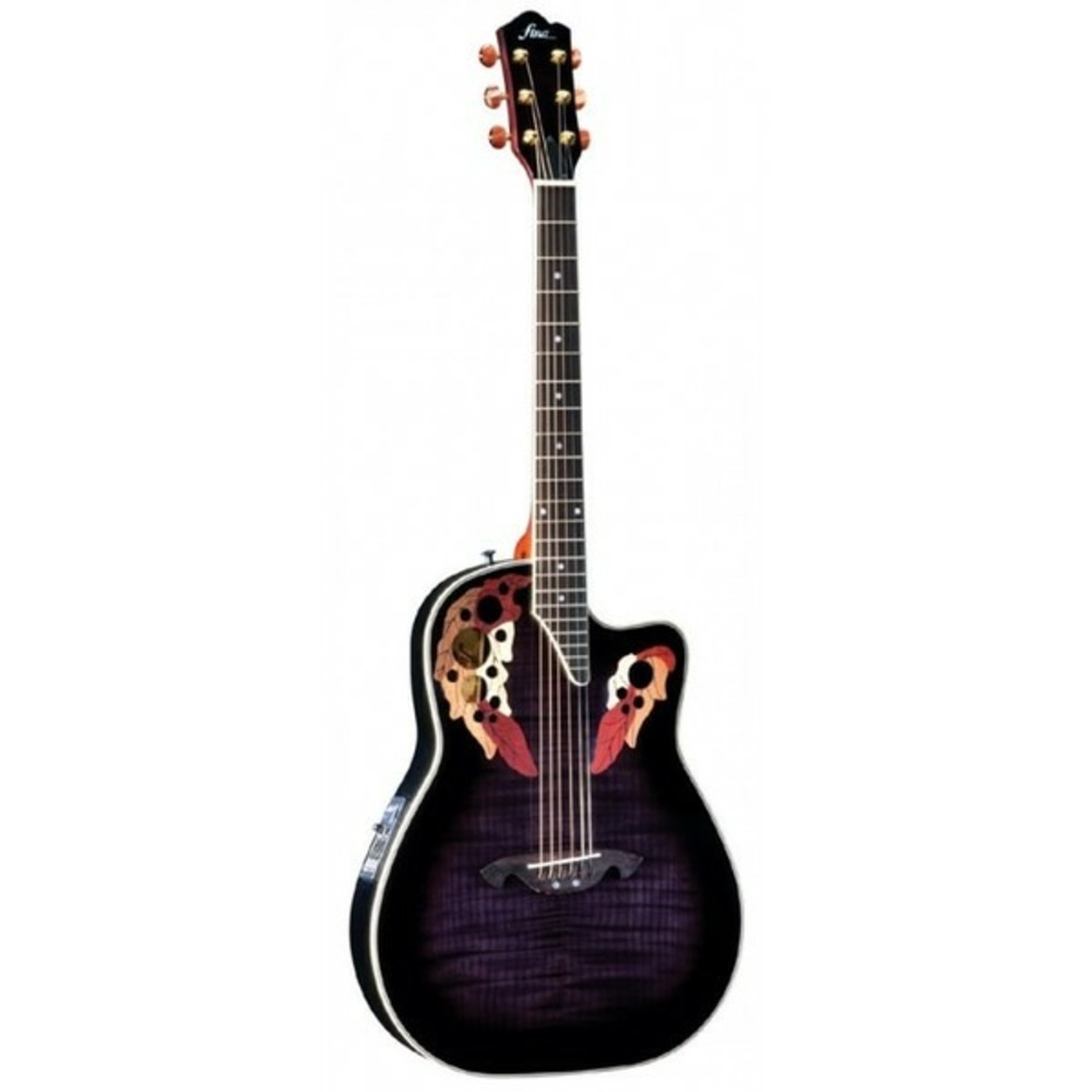 Электроакустическая гитара Fina Guitars FR-42CEQTBK