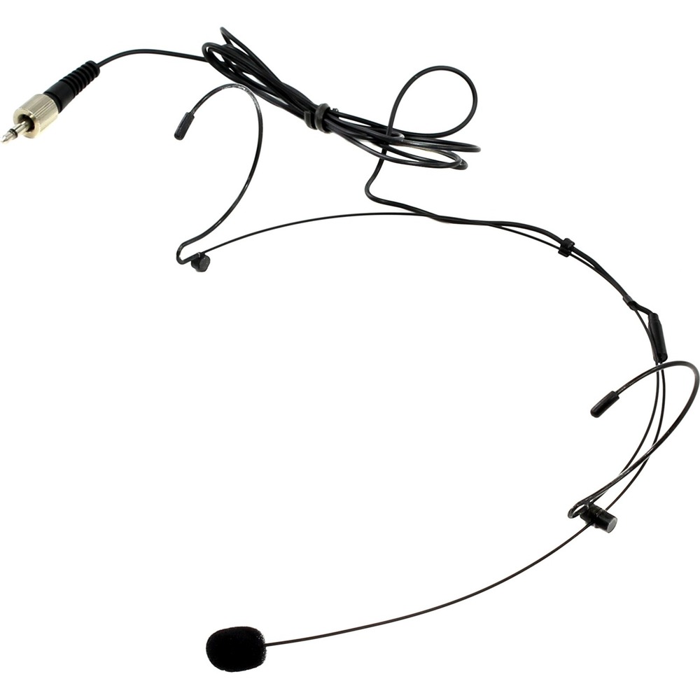 Микрофон с оголовьем черного цвета Nady HM-10-BLK-3.5