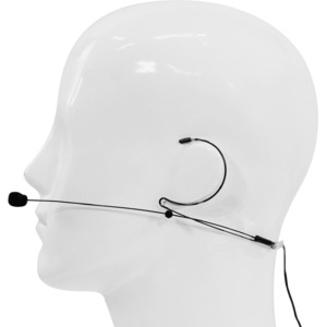 Микрофон с оголовьем черного цвета Nady HM-10-BLK-3.5