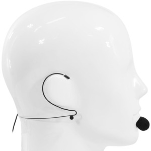 Микрофон с оголовьем черного цвета Nady HM-20U-BLK-MXLR