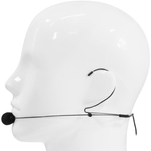 Микрофон с оголовьем черного цвета Nady HM-20U-BLK-MXLR