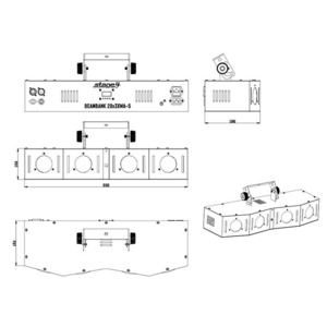 LED светоэффект Stage4 BEAMBANK 20x3XWA-S