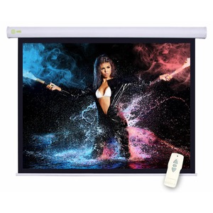 Экран для дома, настенно потолочный с электроприводом Cactus Motoscreen CS-PSM-104x186
