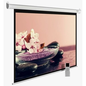 Экран для дома, настенно потолочный с электроприводом Cactus MotoExpert CS-PSME-240x150-WT