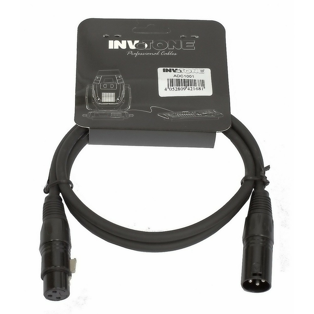 Кабель DMX с разьемами Invotone ADC1001 1.0m
