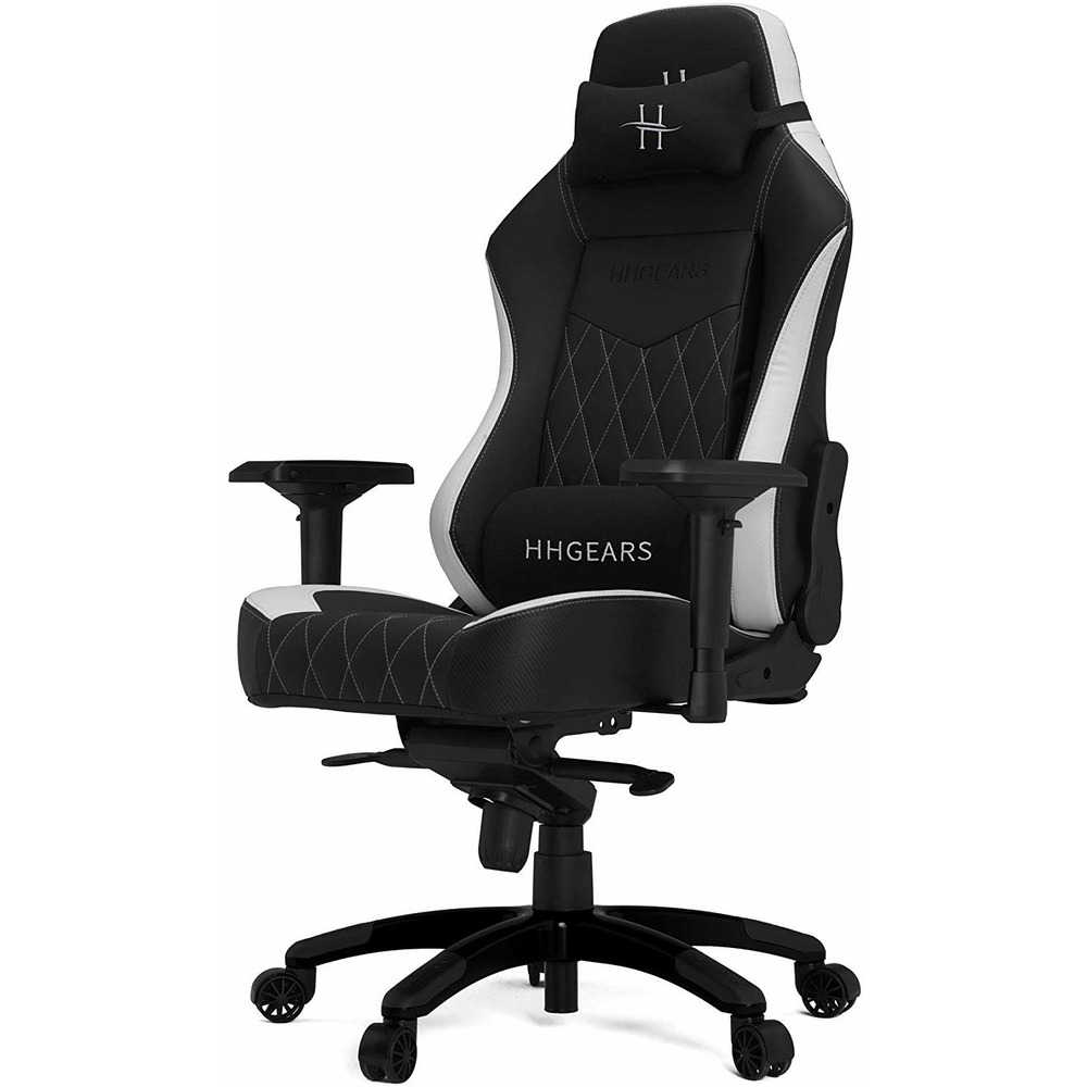 Кресло игровое HHGears XL500 XL800_BW PU Leather black/white