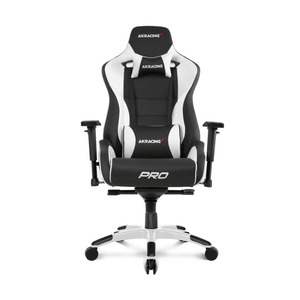 Кресло игровое AKRacing PRO AK-PRO-WHITE black/white
