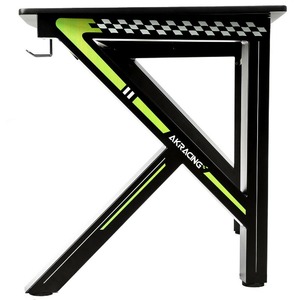 Стол игровой AKRacing GAMING DESK-140 black/green