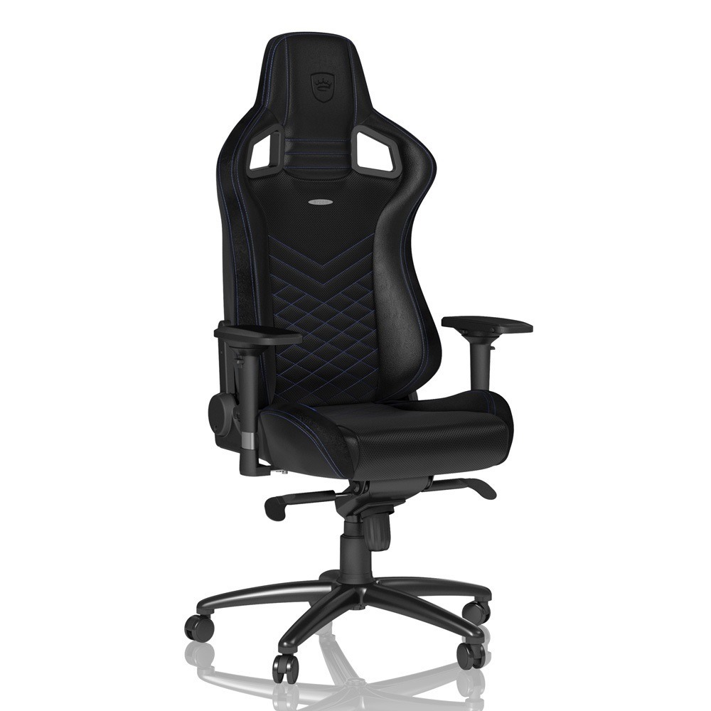 Кресло игровое Noblechairs EPIC NBL-PU-BLU-002 PU Leather black/blue