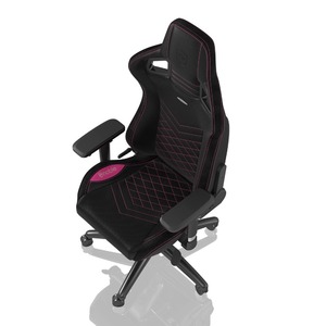 Кресло игровое Noblechairs EPIC NBL-PU-PNK-001 PU Leather black/pink
