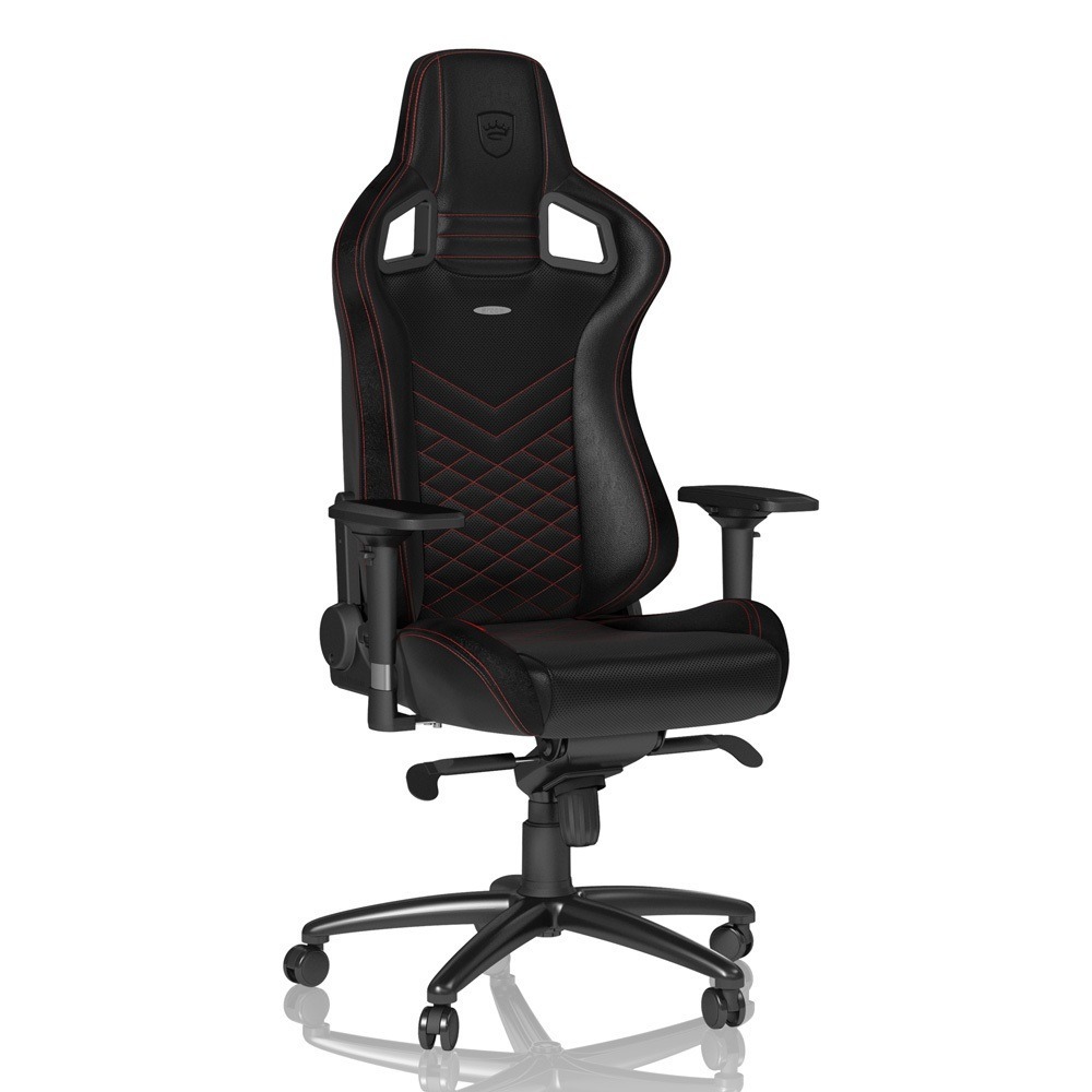 Кресло игровое Noblechairs EPIC NBL-PU-RED-002 PU Leather black/red